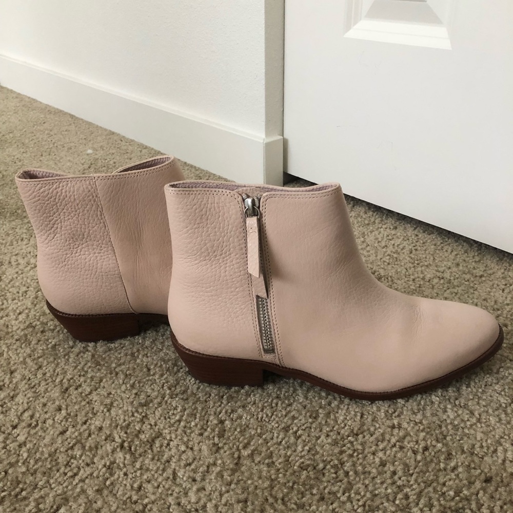 Blush pink size 9.5 jcrew booties